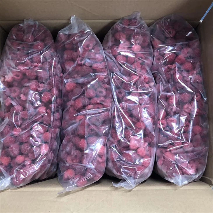 with Frozen Raspberries